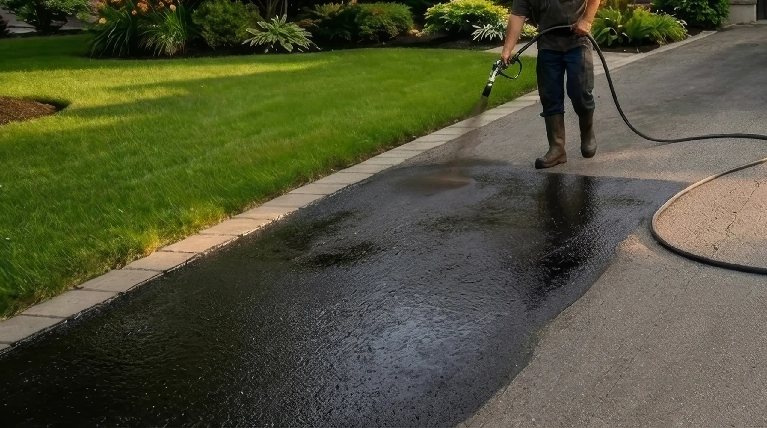 scellant asphalte montreal application